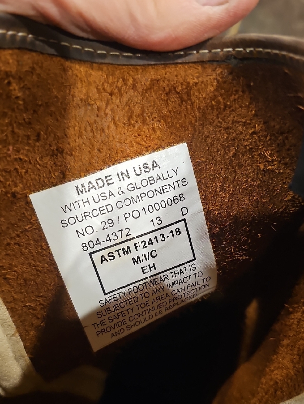 Thorogood Wellington Steel Toe Boots - Picture 11 of 12